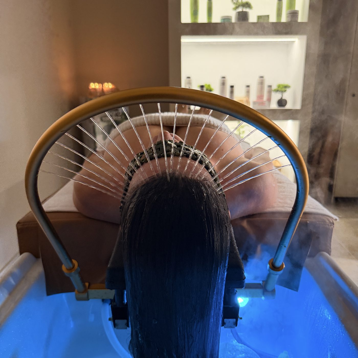 Spa del capello su lettino giapponese da VipX Parrucchieri